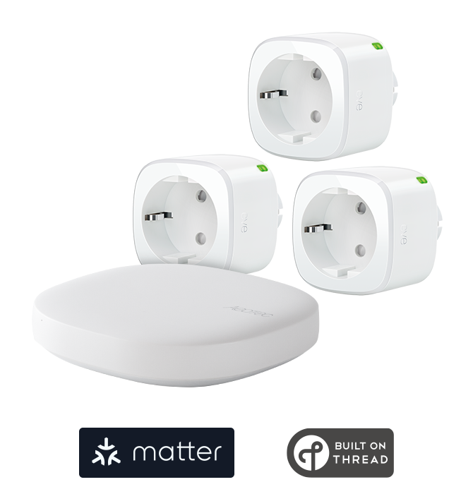 3 Eve Energy + Aeotec Smart Home Hub